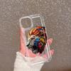Watercolor Cat Phone Case for iPhone16 16pro 16E 15 Pro Max 11 12 13 14 Plus 7 8 XS Silicone Shockproof Case