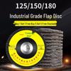 Flap Disc Grinding Wheel for Angle Grinder - 125/150/180mm, Metal & Stainless Steel Sandpaper