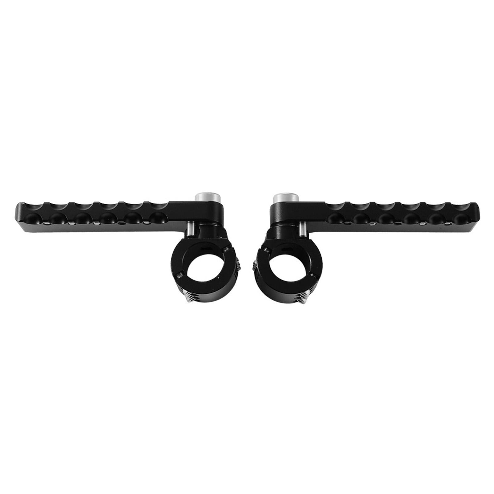 

Aluminum Front Foot Pegs Pedals Rests For BMW R1300 GS with OEM Crash Bars for 25mm Anti-collision Rods чёрный