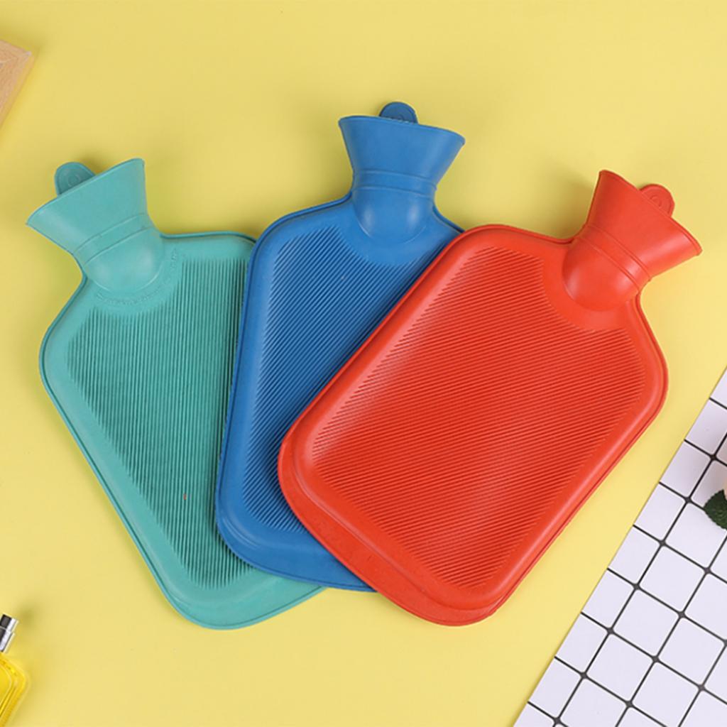 Hot Water Bottle Cute Cover Rubber Hot Water Bag for Hot Cold Compress Hand Feet Warmer Neck and Shoulder Pains Relief