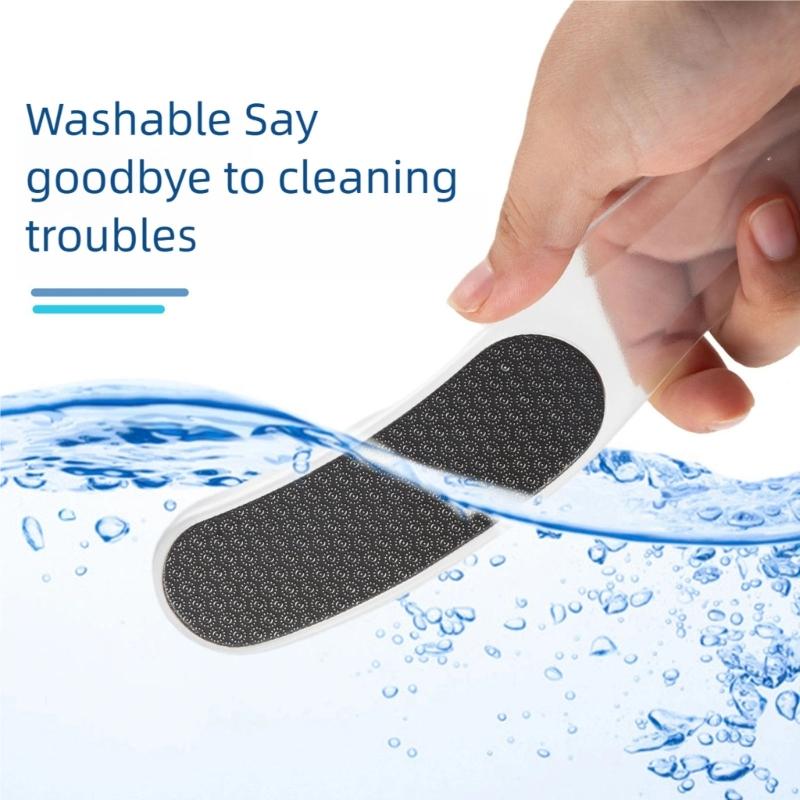 Round Moon Foot File For Effective Exfoliation Nonallergenic Glass Face Professional Pedicure Tool Long Permanent ABS Building