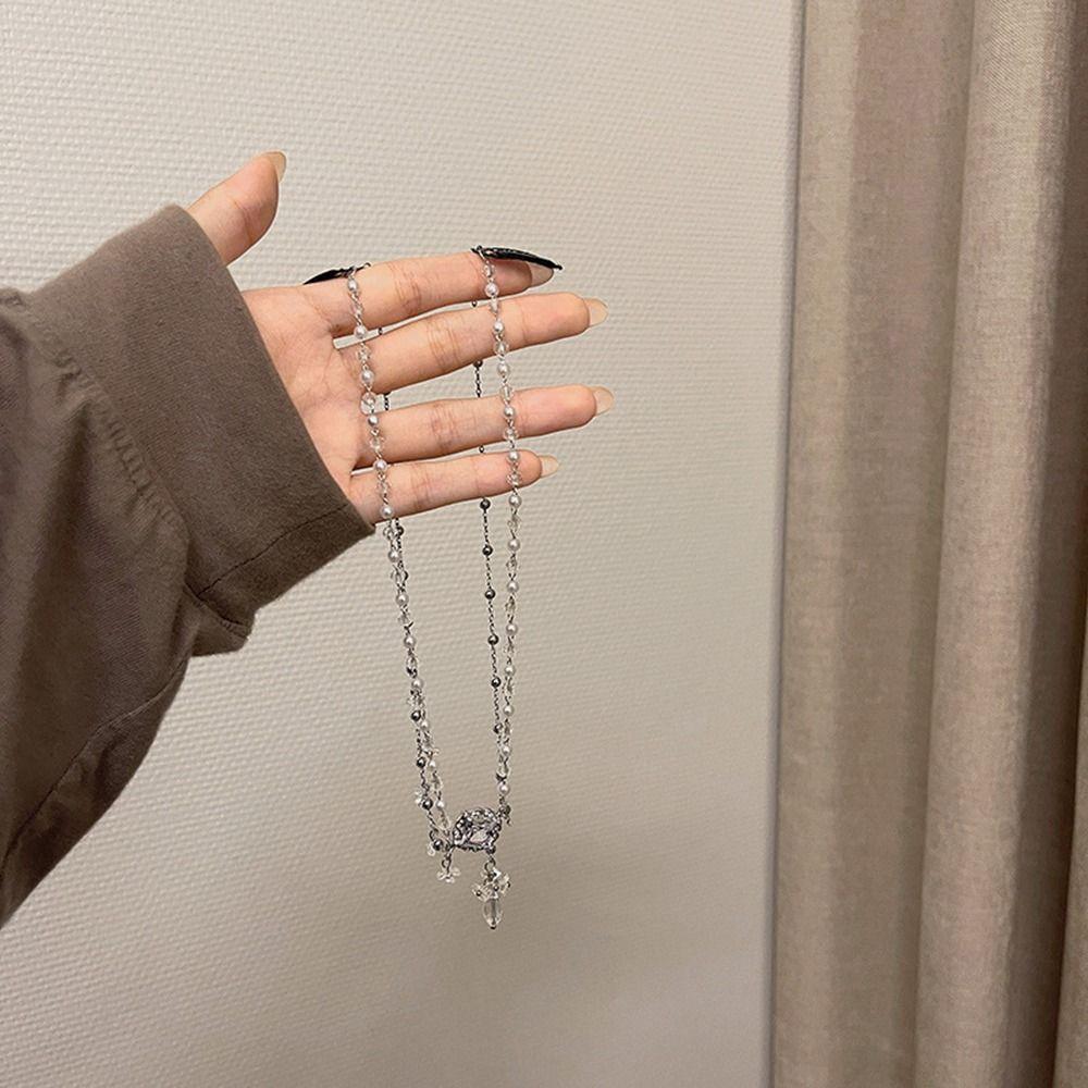 Forehead Ornaments Flower Hair Accessories Eyebrows Pendant Crystal Head Chain New Year Side Clip