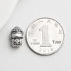 Sterling Silver Chinese Zodiac 8 Guardian Deity Spacer Beads for DIY 3D Handmade Bracelet Accessories
