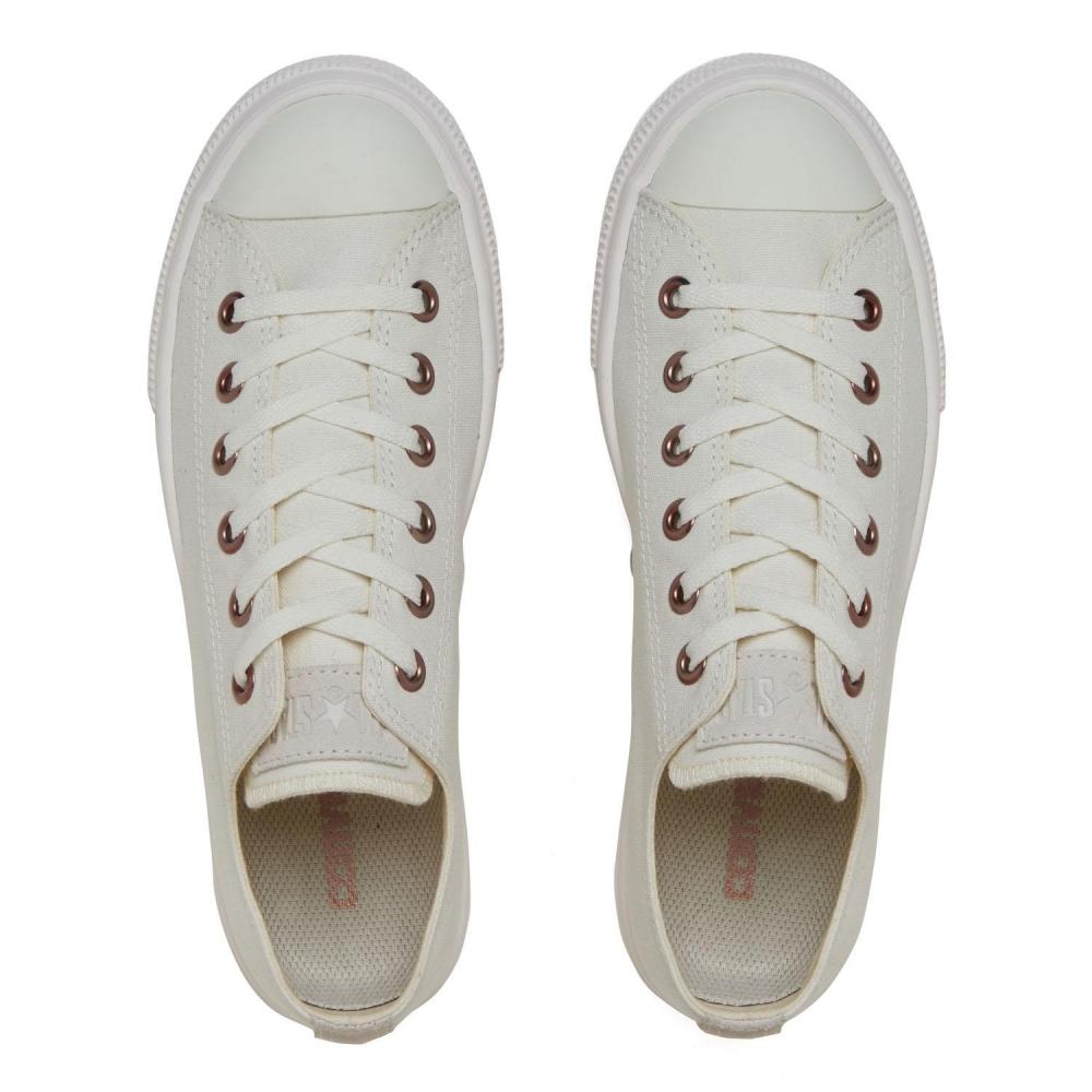 Converse All Starlight Plts Point Suede Pg Ox 31312002 Nuance White