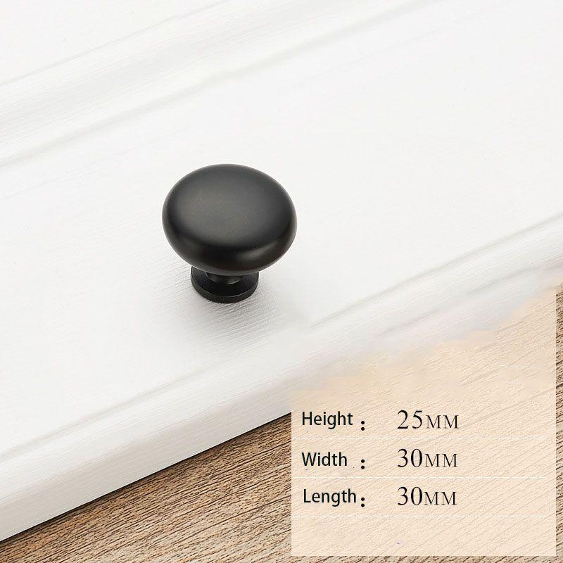 Mâner elegant și stilat pentru dulap de bucătărie din nichel negru mat pentru decor elegant