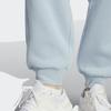 Adidas All Season Fleece Pants Solid Color Drawstring Cuffed Joggers Women Pants Light-Blue IM0328