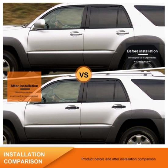 For 2005-2015 Tacoma/03-09 4Runner Gloss Black Exterior Door Handle Covers Trims