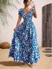 Elegant Summer Long Dress - European & American Style Women's Clothing