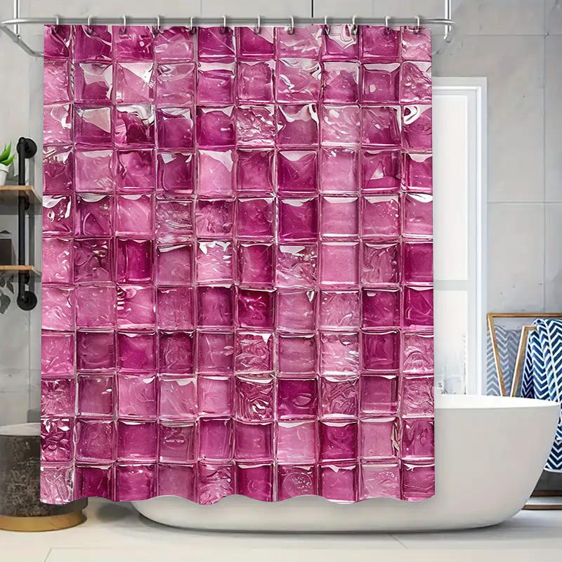 

Sun Moon Print Shower Curtain Waterproof Fabric Decorative Bathroom Liner Set In Beige Color With Blue Star Patterns For Home De W60H190(CM)-1 Pcs