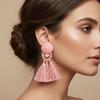 Neue Lange Quaste Geometrische Ohrringe Bunte Elegante Lange Ohrringe Böhmischer Stil Ohrring Damen