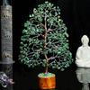 Green Aventurine Crystal Tree Good Luck Showpiece for Home Decor Items Crystals Gemstones Bonsai Money Tree for Good Luck, Decoration Gift Item,