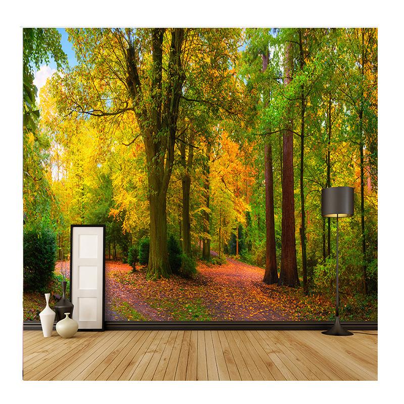 

Mural Forest Green Nature Scenery Mural Living Room Restaurant Cafe Background Wall Decor Wallpaper 200 cm(W) x 140 cm(H)