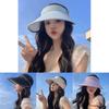 Summer Empty Women Top Hat Large Eave Uv Resistant Sunshade Sun Protection Hat