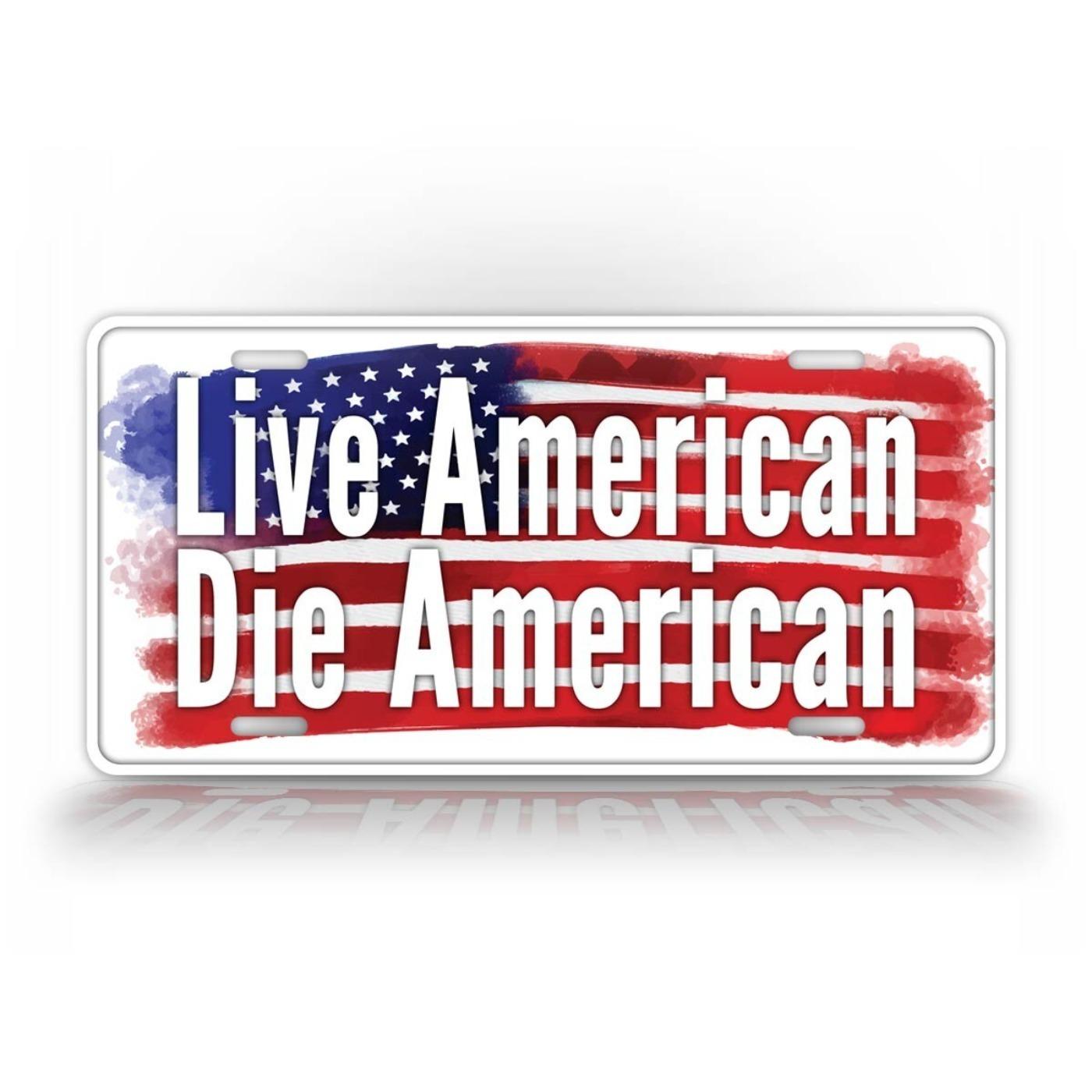 

Personalized US Flag Metal Tin Sign Retro Wall Art Home Bar Man Cave Decor білий