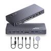 AV Access iDock P10 KVM Docking Station: Supports 2 Monitors/2 PCs, Gigabit LAN, EDID, 65W PD Power Supply