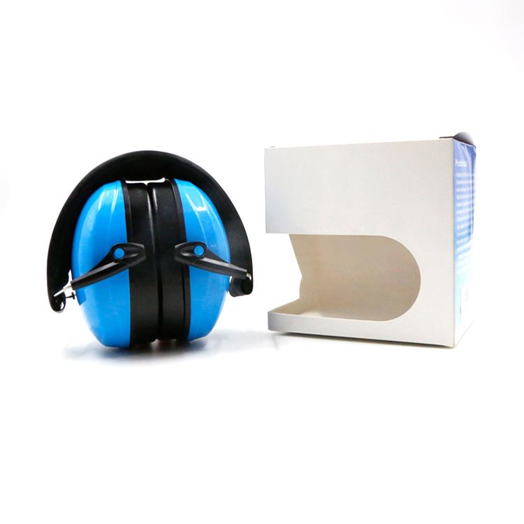Baby Soundproof Ear Muff Hearing Protection Kid Safety Ear Protector Earmuff for Children 27dB синий