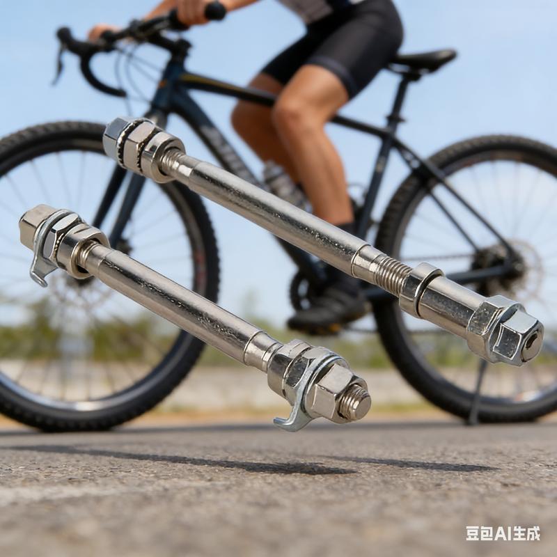 Bicycle/Mountain Bike Bearing Hubs with Solid Front and Rear Axles — Constructed from Stainless Steel (Bicycle Accessories)