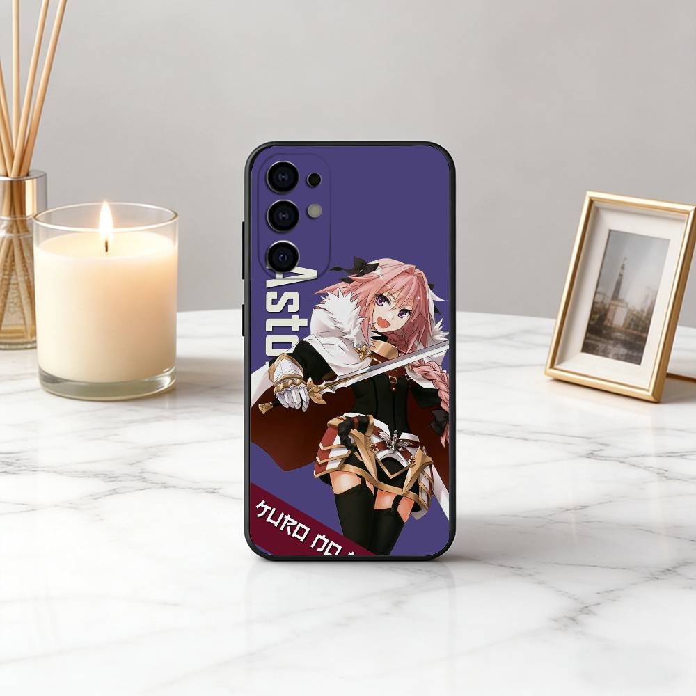 F-Fate A-Apocrypha A-Astolfo-faa-es Phone Case For Samsung S25,S24,S21,S22,S23,S30,Ultra,S20,Plus,Fe,Lite,Note,10,Black Cover