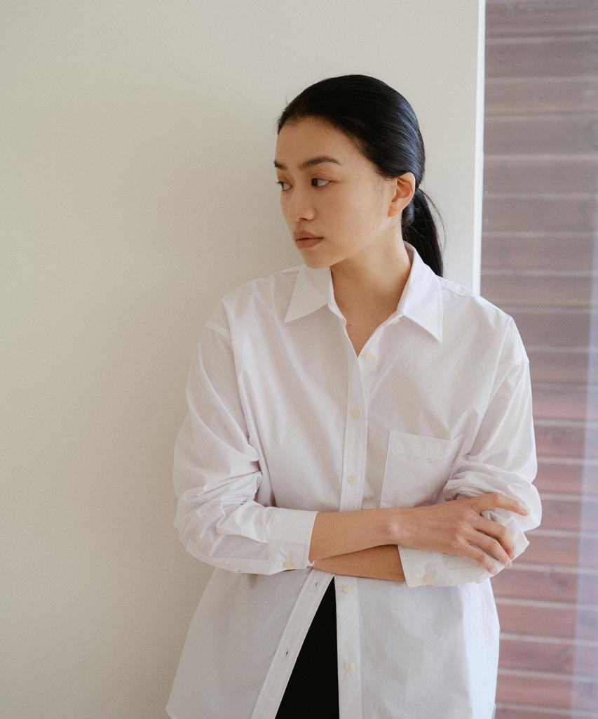 DENOAH Standard Cotton Shirt (White)