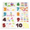 Wooden Number Puzzle Toy For Kids Educational Play With Montessori Learning For Early Development