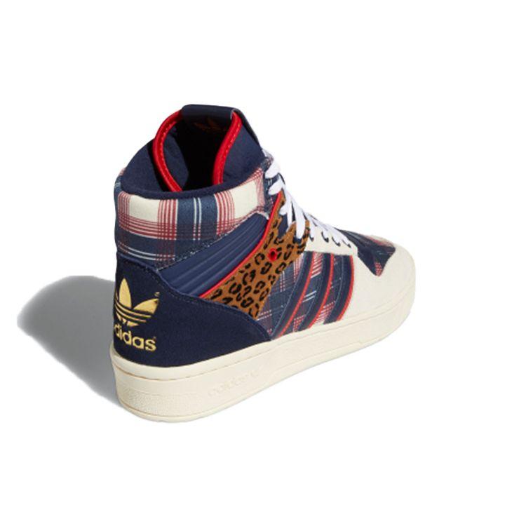 Adidas Originals Rivalry High-Top Skate Shoes Unisex Sneakers Blue White FW3130