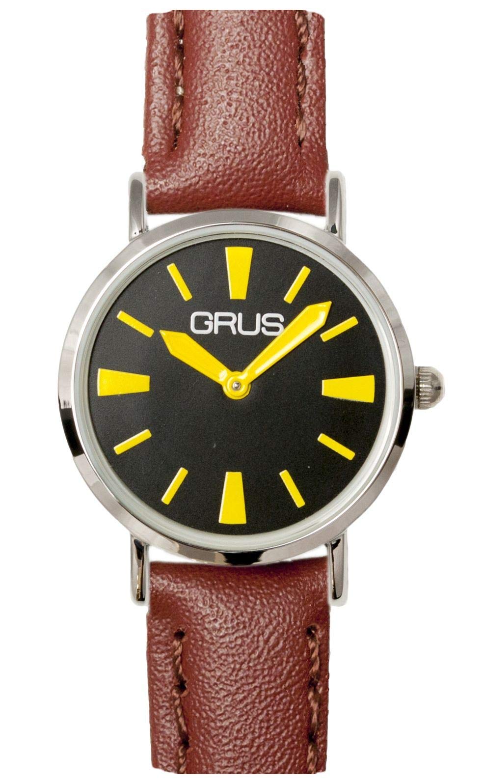 Женские коричневые часы Grus GRS007-05