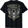 Therapie ist teuer Wind ist billig Motorrad Biker Vintage T-Shirt