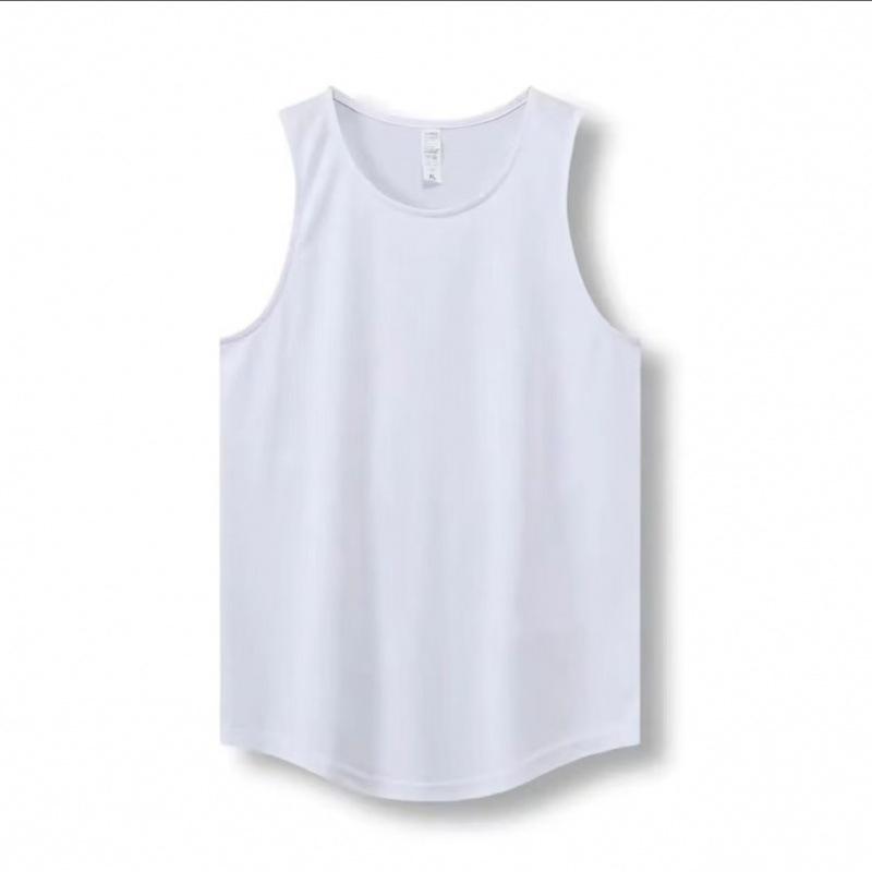 

Мужская быстросохнущая спортивная майка без рукавов для бега, тренировок, баскетбола и фитнеса L белый