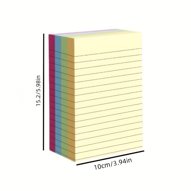 

100 Pages Colorful Sticky Notes | Creative Memo Pad, Four Colors, Tear-Off Notepads, Suitable for Students, Office, Home,school