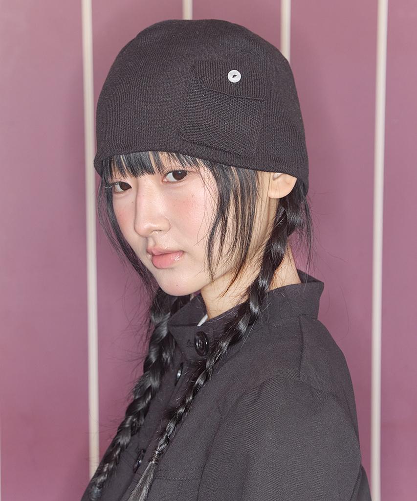 Kiibi Boki Pocket Beanie Black