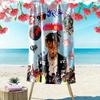 Juice Wrld Print Beach Towel, Large Soft Quick Dry Towel for Beach Camping Swimming