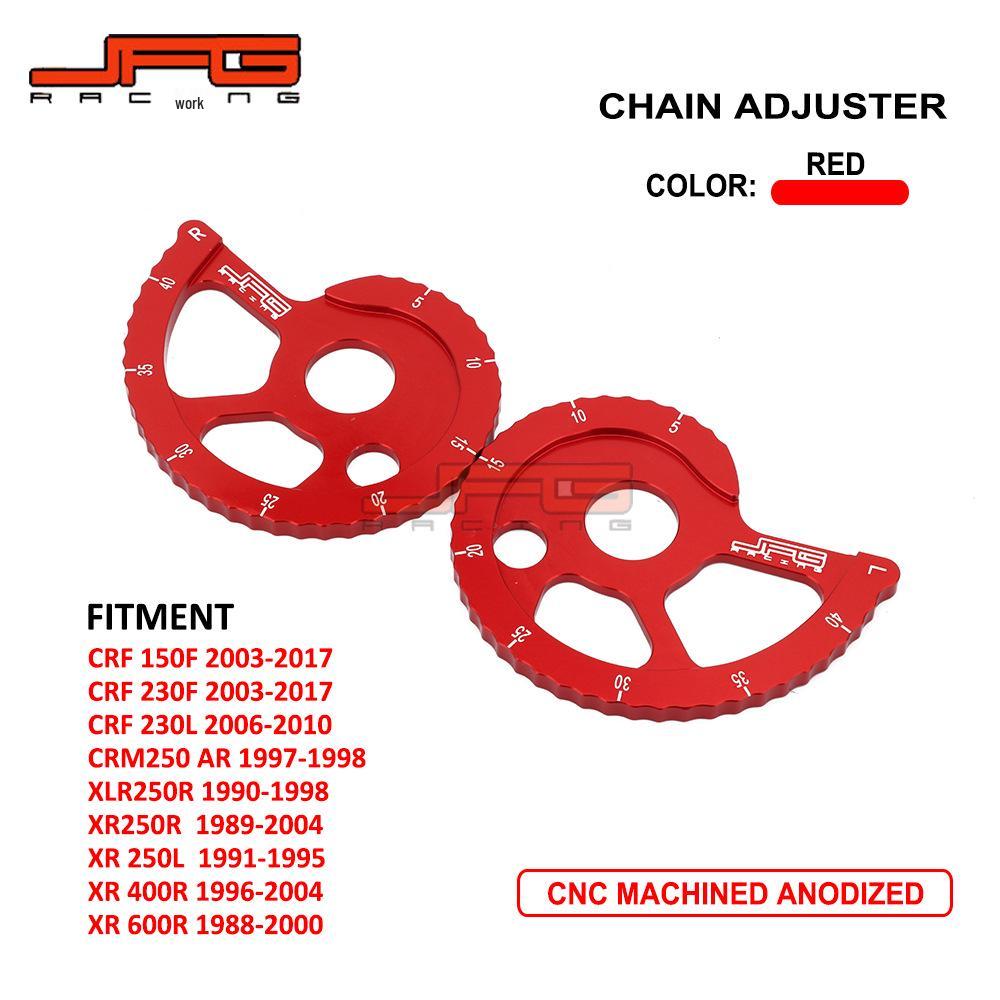 CRF150F/CRF230F Off-Road CNC Aluminum Chain Adjuster & Rear Sprocket