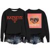 Women's Fashion Casual Long Sleeve Loose Printed Sweatshirt