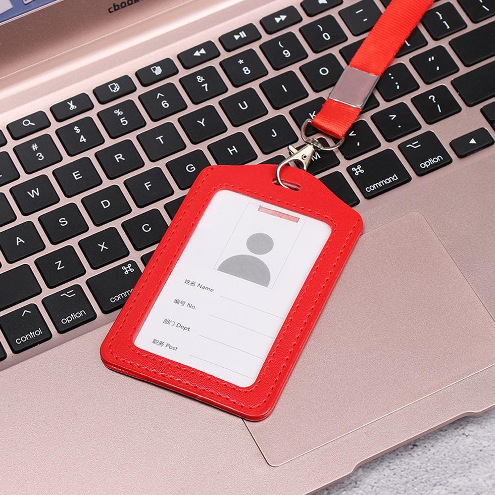New Badge Case Office Supplies Protective Shell Card Sleeve Bus ID Holders Name Card Holders