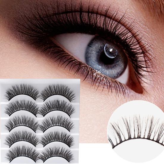 5 pares de pestañas postizas que combinan con todo, pestañas largas naturales de visón 3D, pestañas postizas rizadas, herramienta de maquillaje para fiesta