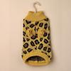 Knitting Leopard Print Dog All Seasons Blouse For Small Medium Dog