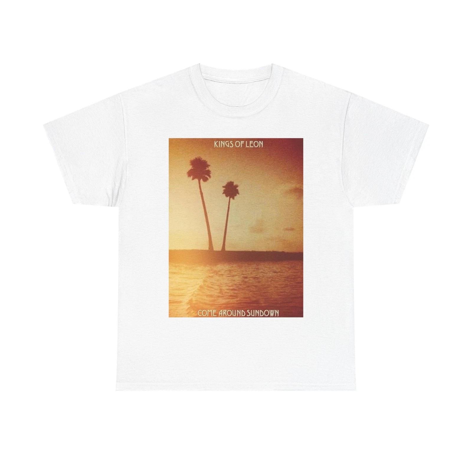 

Kings of leon T-shirt vintage graphic beach palm sunset rock tour Unisex Heavy M