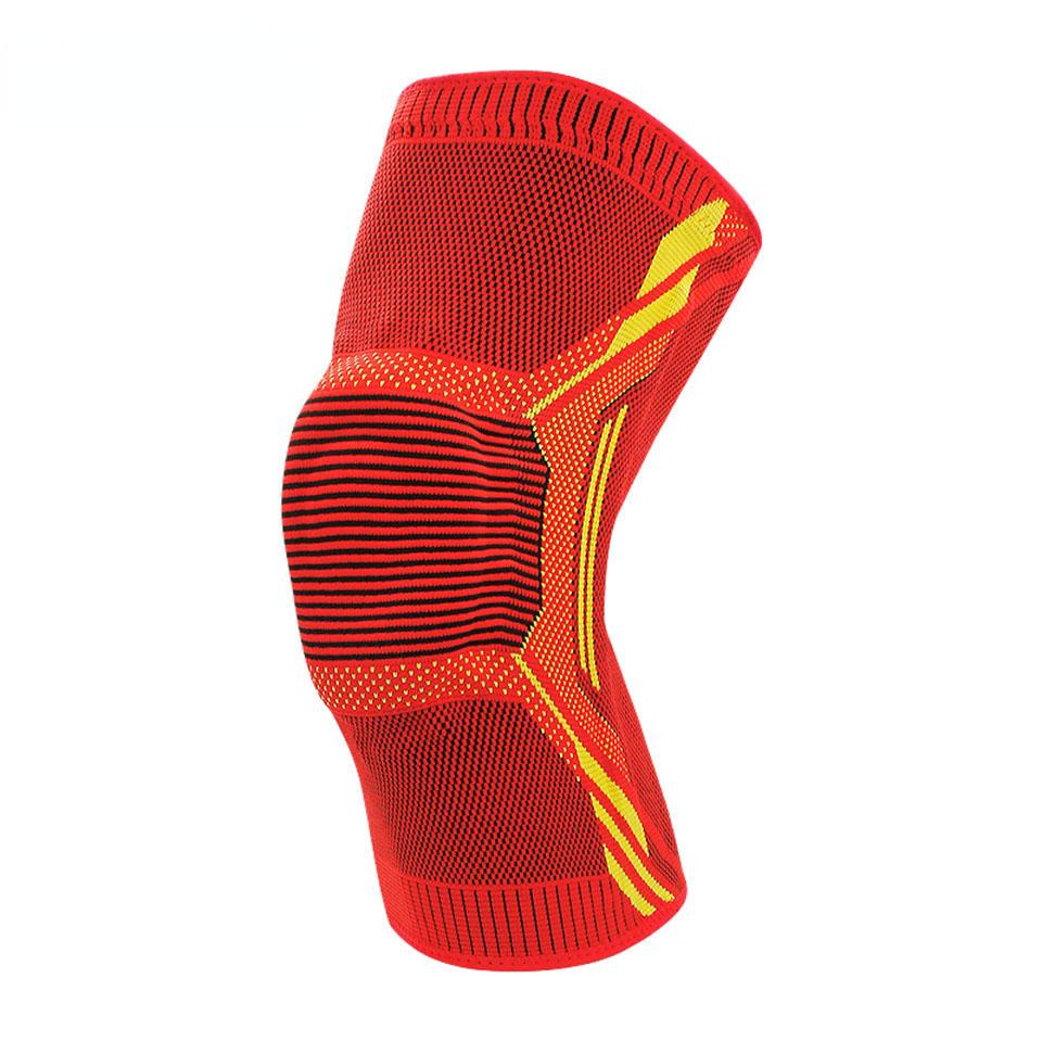 

1 шт. новый наколенник с боковыми стабилизаторами и гелевой подушечкой надколенника для женщин и мужчин, поддержка колена для тяжелой атлетики, скалолазания XL