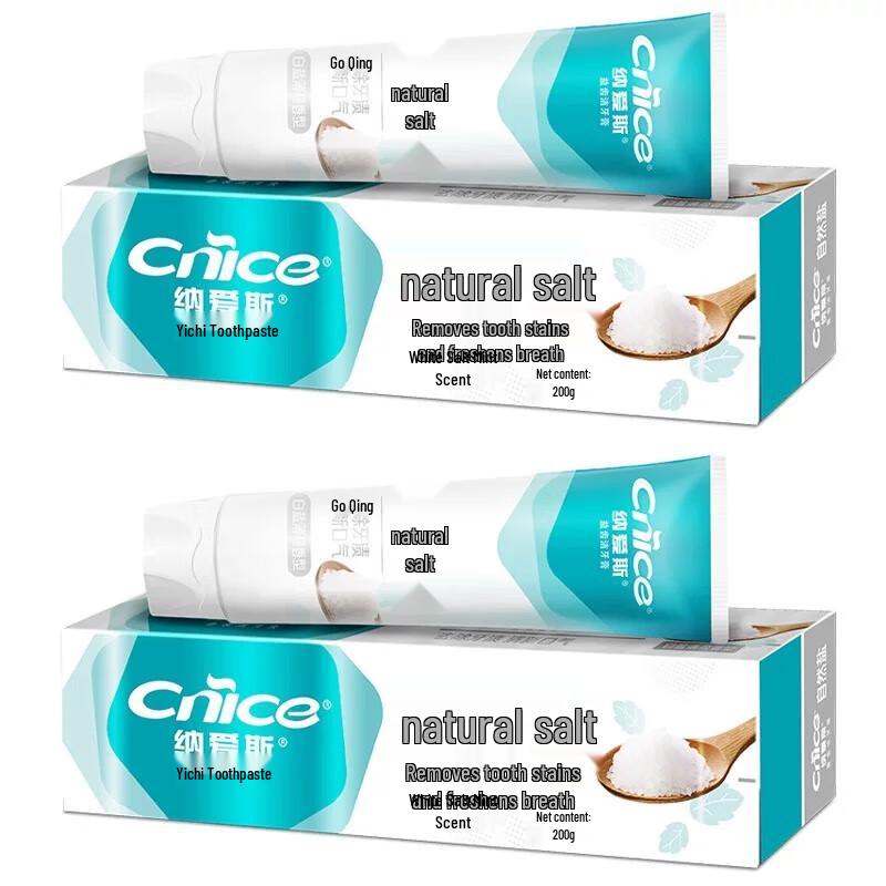 

Nice Natural Salt Whitening Toothpaste