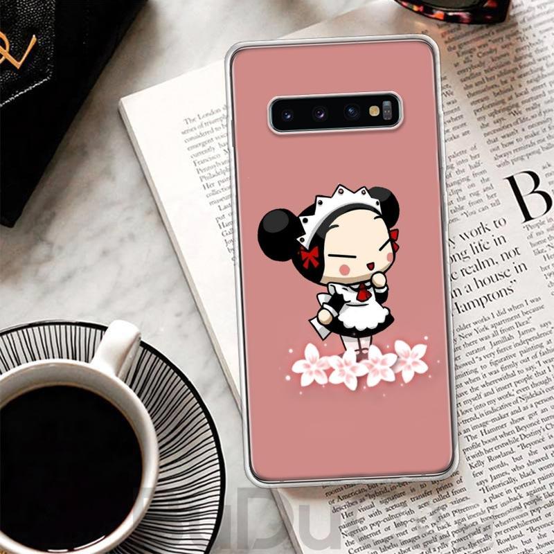 Cute Cartoon Pucca Garu Cover For Samsung Galaxy M12 M21 M30S M31 M32 Phone Case M51 M52 Note 20 Ultra 10 Plus 9 8 J4 J6 + J8 M1