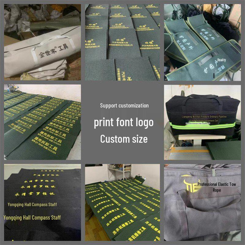 Large Capacity Multifunctional Thickened Canvas Tool Bag