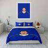 Illustrated face and jersey. Bedding sets Duvet cover sets Duvet covers Pillowcases(1 * Duvet Cover 2 * Pillowcases without duvet insert)