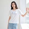 La Chapelle Women's Printed Short Sleeve T-shirt