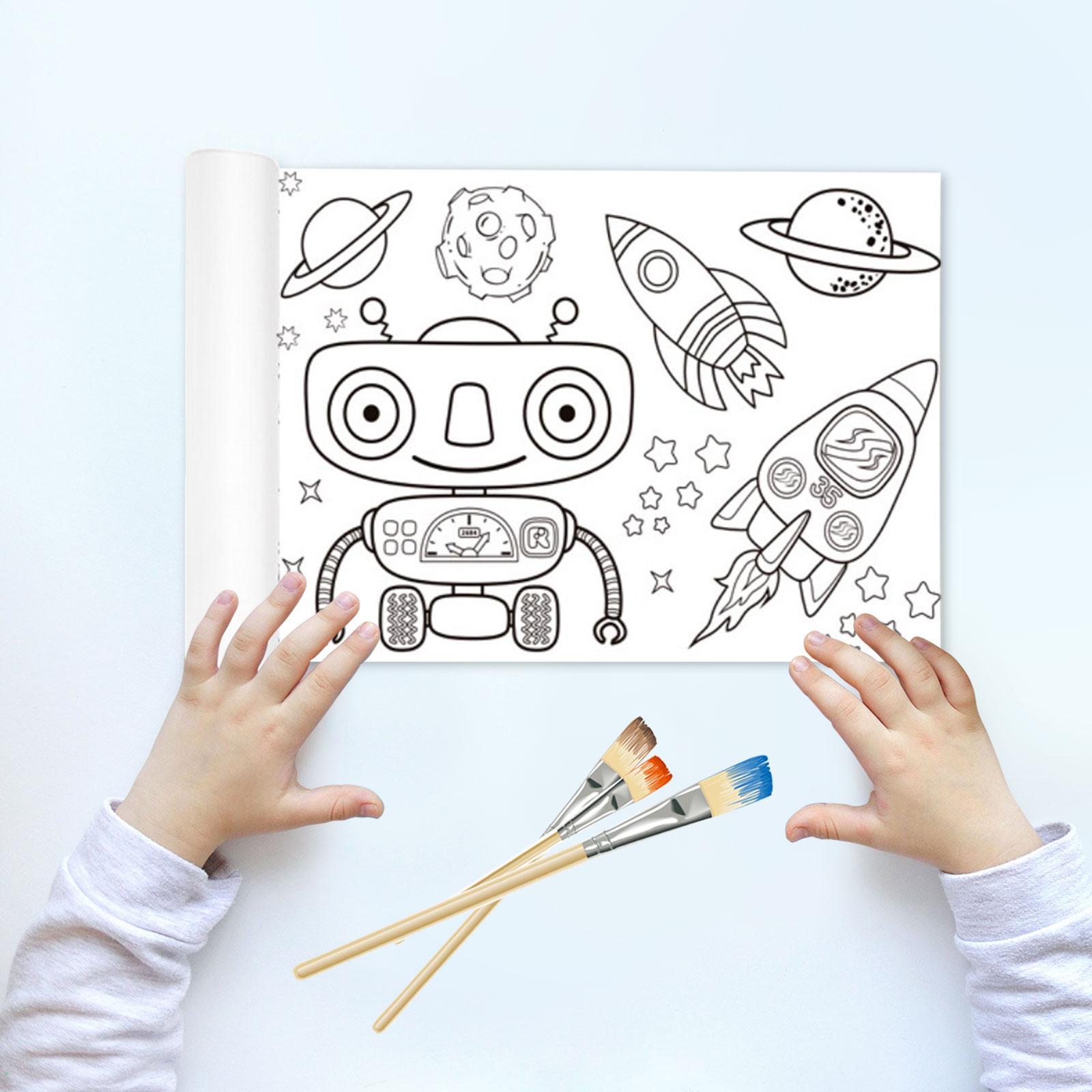 

Coloring Paper Roll Educational Toys Children Drawing Roll for Kids Children