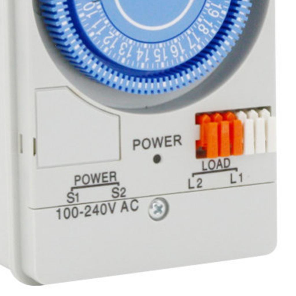 Mechanical Time Switch Built in Battery Microcomputer Timer Controller for Industrial Use