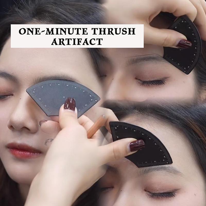 Aluminiumlegierung Schnellzeichnungs Augenbrauen Design Lineal Microblading Mapping Werkzeug Formgebung Permanent Make-up Zeichenhilfe Lineal Tattoo