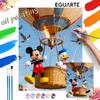 Hot Air Balloon Painting By Numbers Kit Hand Painting Home Decor