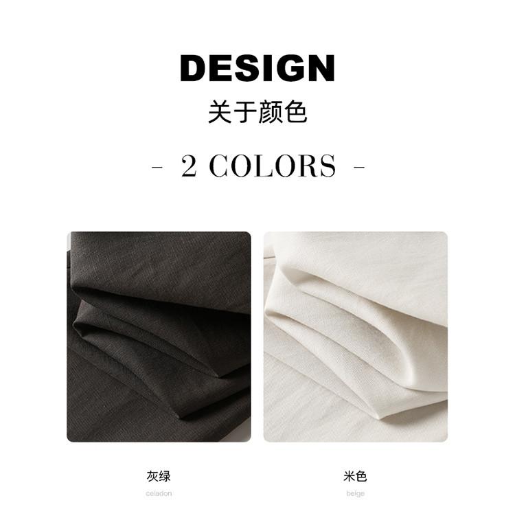Lyocell Cotton and Hemp Wide Leg Pants for Women In 2026 Summer, Thin, Loose, Versatile, Elastic Waist Strap, Floor Pants
