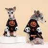 Cross-border Halloween Print Pet T-shirt for Small/Medium Dogs & Cats - Spring/Autumn Two-legged Casual Wear