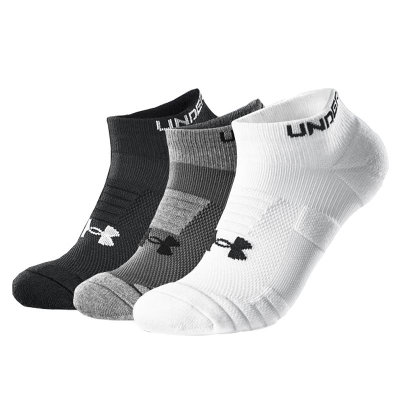 Under Armour Unisex Short Sports Socks (3 Pairs) M